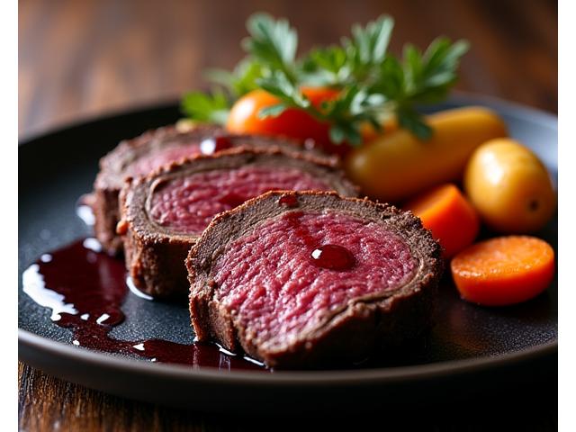 Fire-Kissed Beef Tenderloin with Root Vegetables